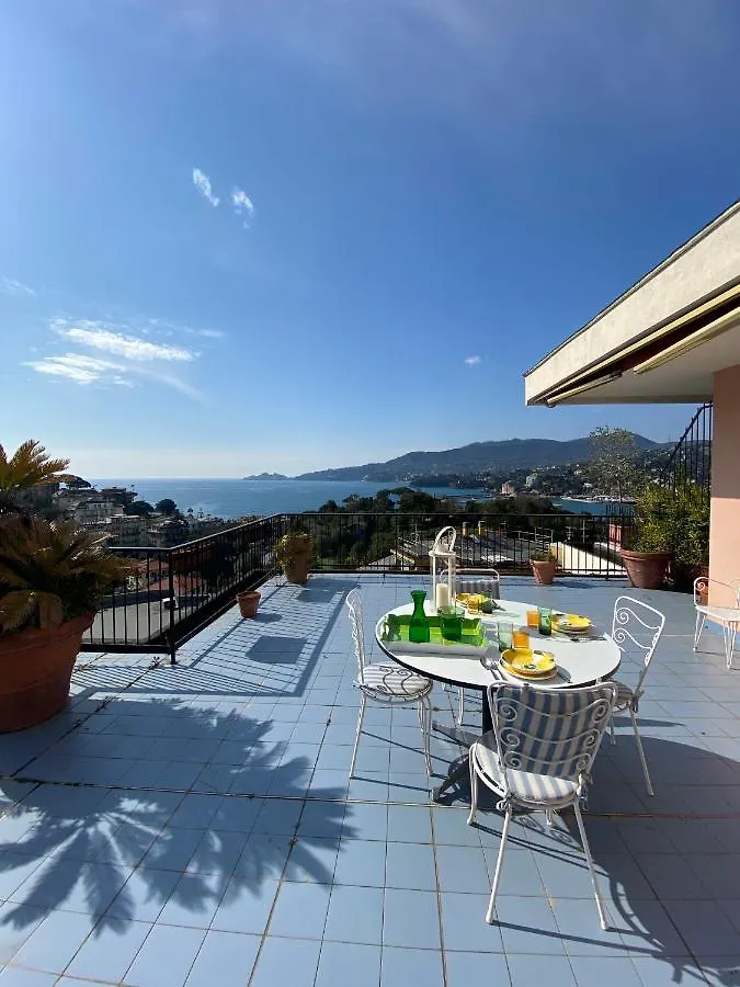 Grande Attico Con Vista Vicino Al Centro By Portofinovacanze Apartment Rapallo